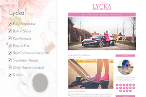 Lycka - Minimalist WordPress Theme