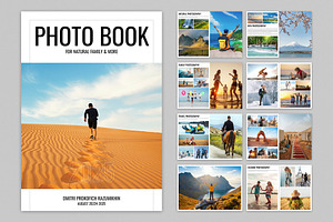 Photo Book Layout Design Template, a Magazine Template by E-Type