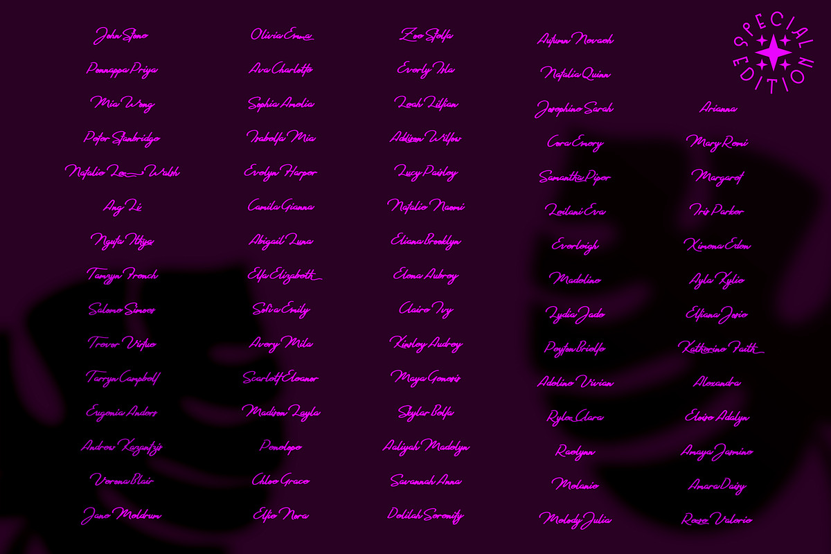 Shaa Shaa - Script style font, a Script Font by mahstudios (Photo 2 of 8)