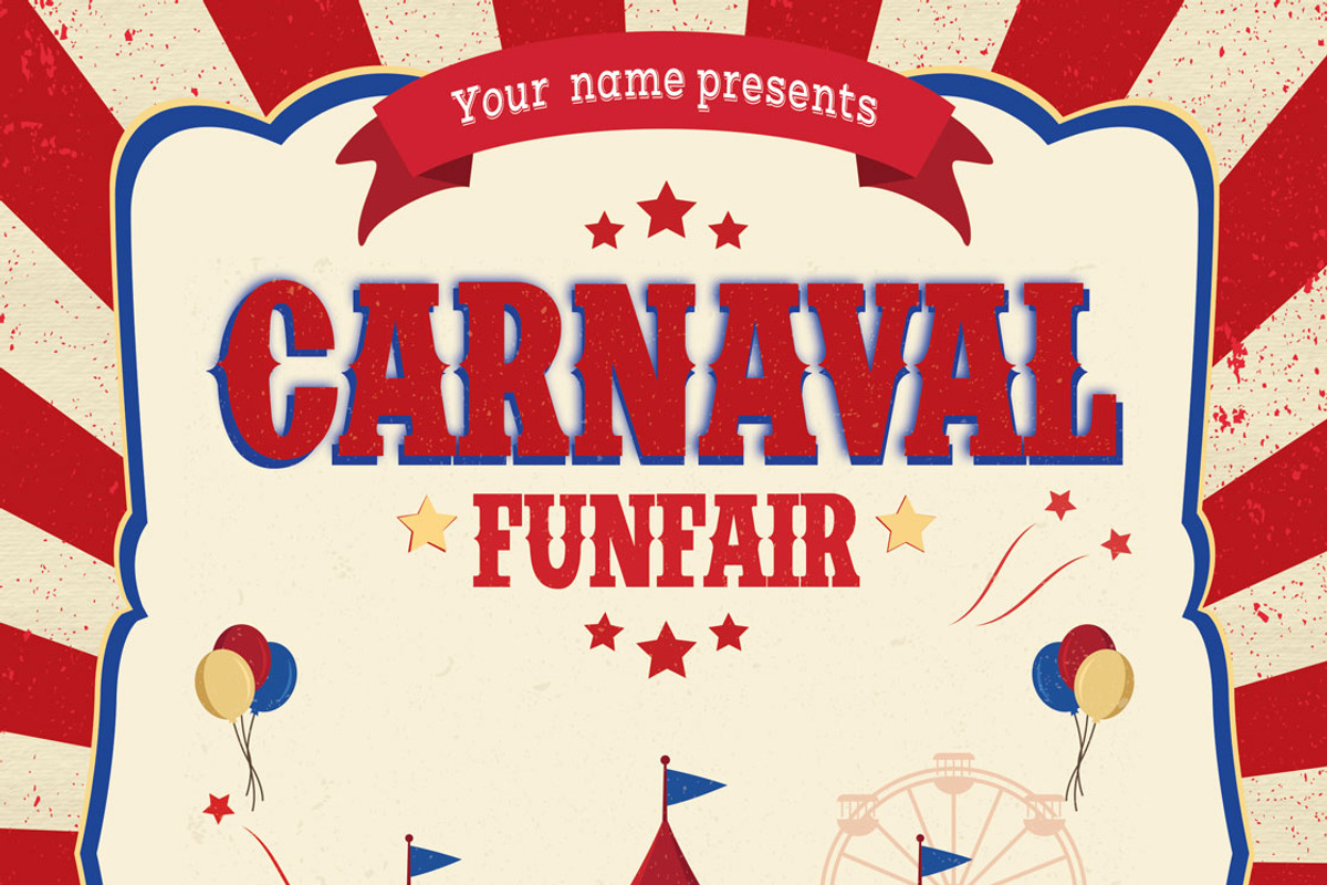 Carnival Fun Fair Flyer Poster, a Flyer Template by Artolus (Photo 3 of 4)
