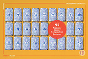 Chinoiserie Blue Watercolor Patterns, a Pattern Graphic by Millusti (Thumbnail 8 of 11)