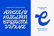 Palm de Chunky, a Script Font by zeenesia (Thumbnail 16 of 18)