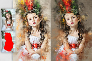 Splatter Watercolor Photoshop Action, an Action Add-On by GorynArt (Thumbnail 2 of 20)