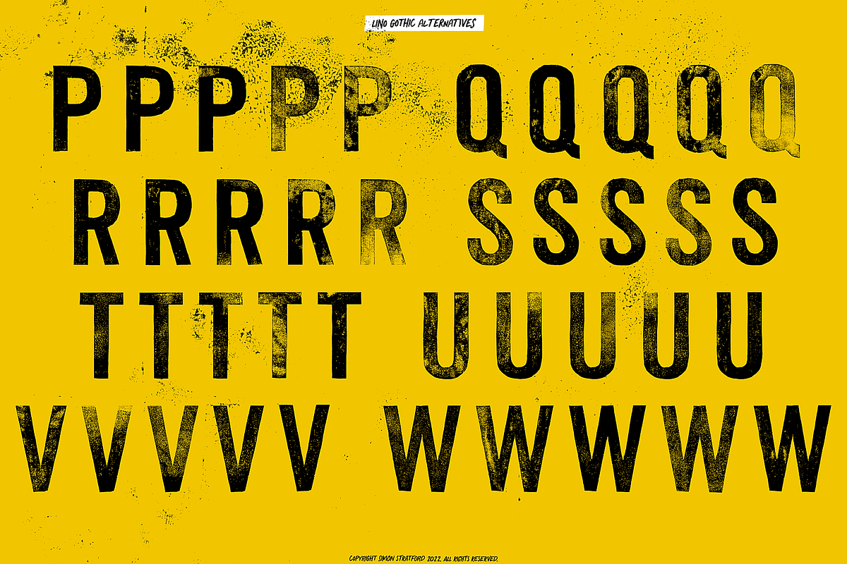 Display Font Lino Gothic, a Sans Serif Font by Itsmesimon (Photo 16 of 23)