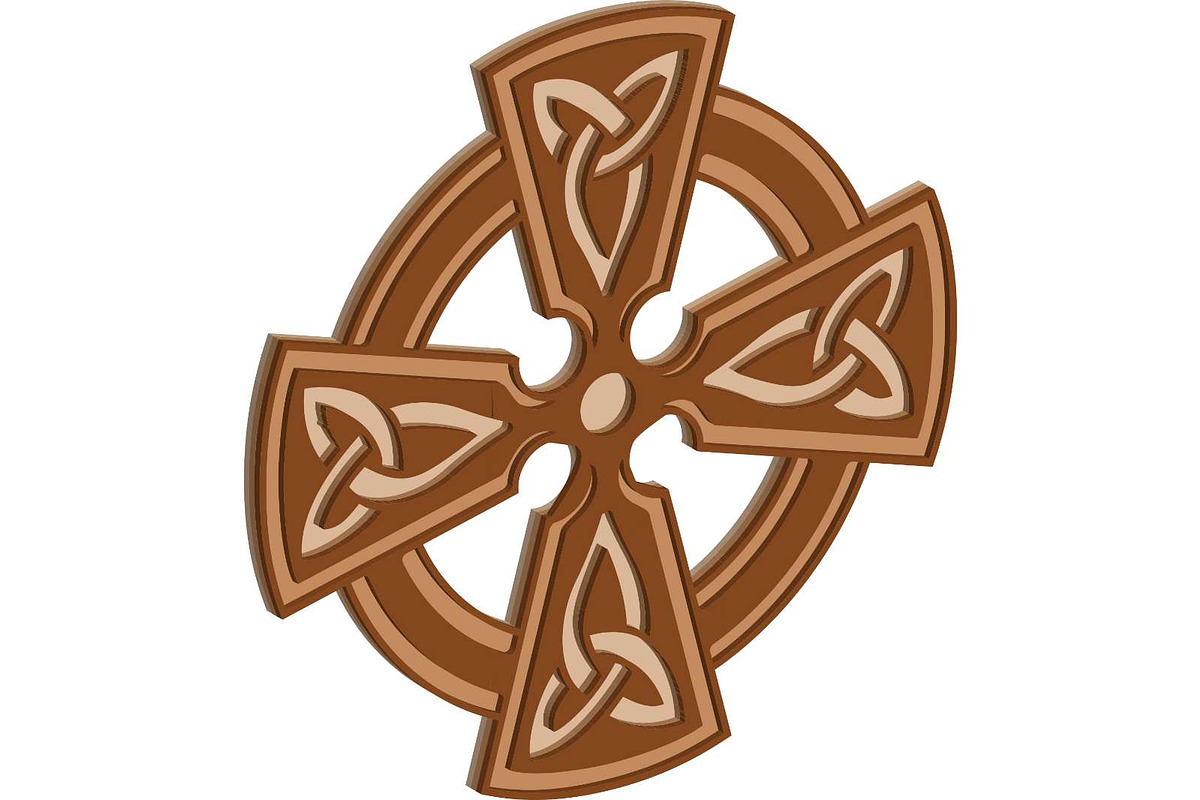 Celtic Cross Decorative Wall Panel, a Templates & Theme by LaserCutano (Photo 7 of 9)