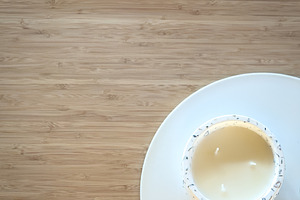 Candle On Table, a Background Photo by THP Creative