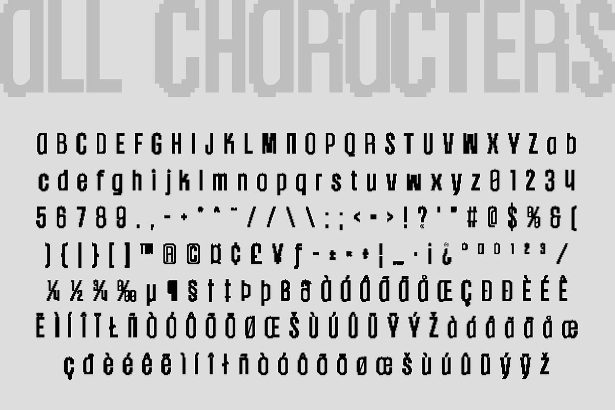 CS Murphy Semipixel, a Sans Serif Font by Craft Supply Co. (Photo 8 of 8)