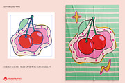 Strawberries & Cherries Graphics Set, a Graphic by Youandigraphics (Thumbnail 2 of 15)