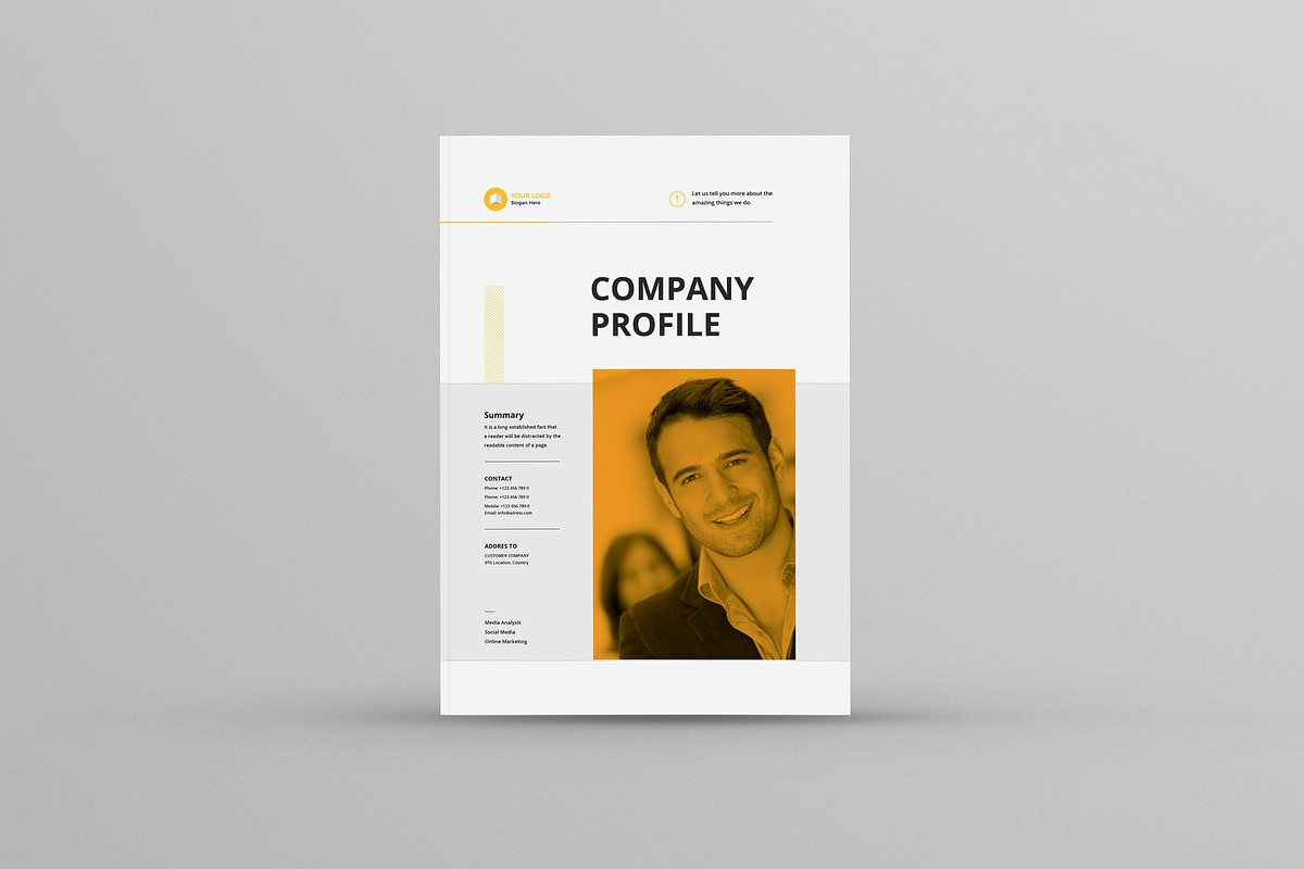 Company Profile, a Brochure Template by Pro-Gh (Photo 1 of 9)