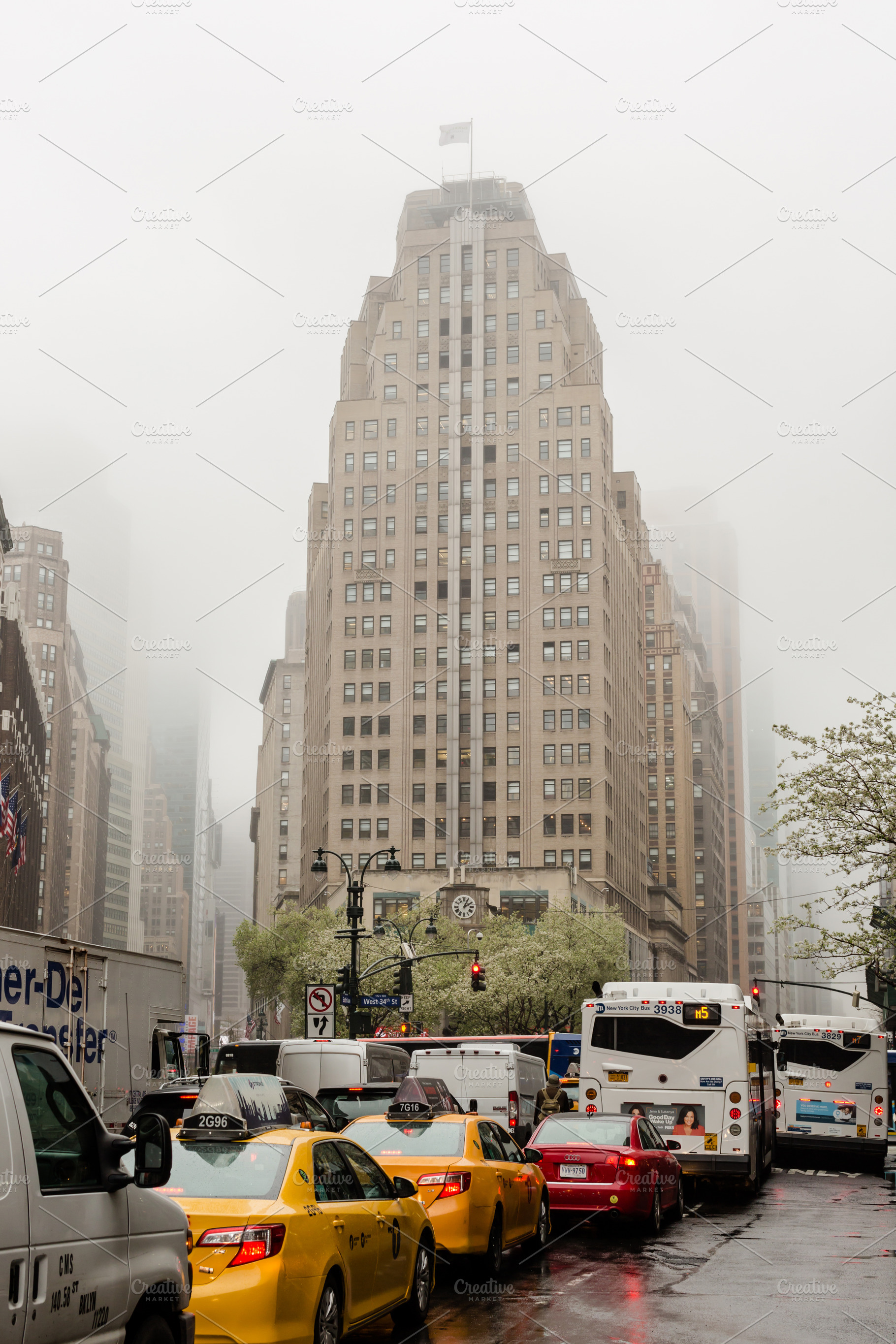 Broadway view on a foggy day, an Architecture Photo by Andriy Photography