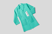 Female Lab Coat Mockups, an Apparel Mockup by GfxFoundry (Thumbnail 5 of 8)