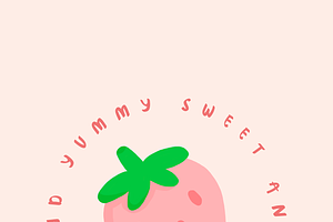 Strawberry Mochi Font