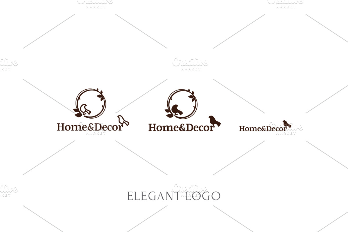 Home&Decor Logo, a Branding & Logo Template by OlgaKiseleva (Photo 2 of 3)