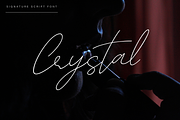 Crystal, a Script Font by Larin Type Co. (Thumbnail 1 of 7)