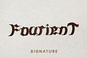 Fourient - Blackletter Gothic Font, a Blackletter Font by Dhabee (Thumbnail 8 of 11)