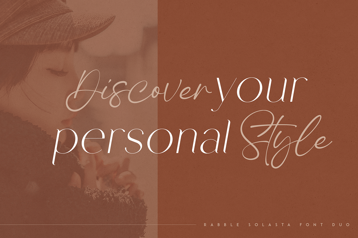 Rabble & Solasta - modern font duo, a Script Font by Only Fonts (Photo 2 of 12)