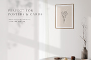 Minimalistic Spring Flowers Line Art, a Decorative Illustration by La Petite Line Art (Thumbnail 4 of 12)