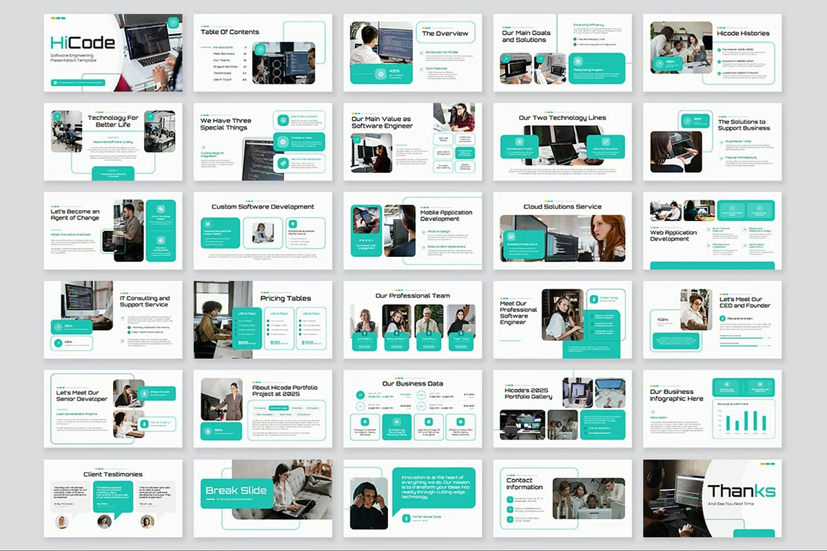 Software Engineering Google Slides, a Presentation Template by Fit-tee (Photo 7 of 10)
