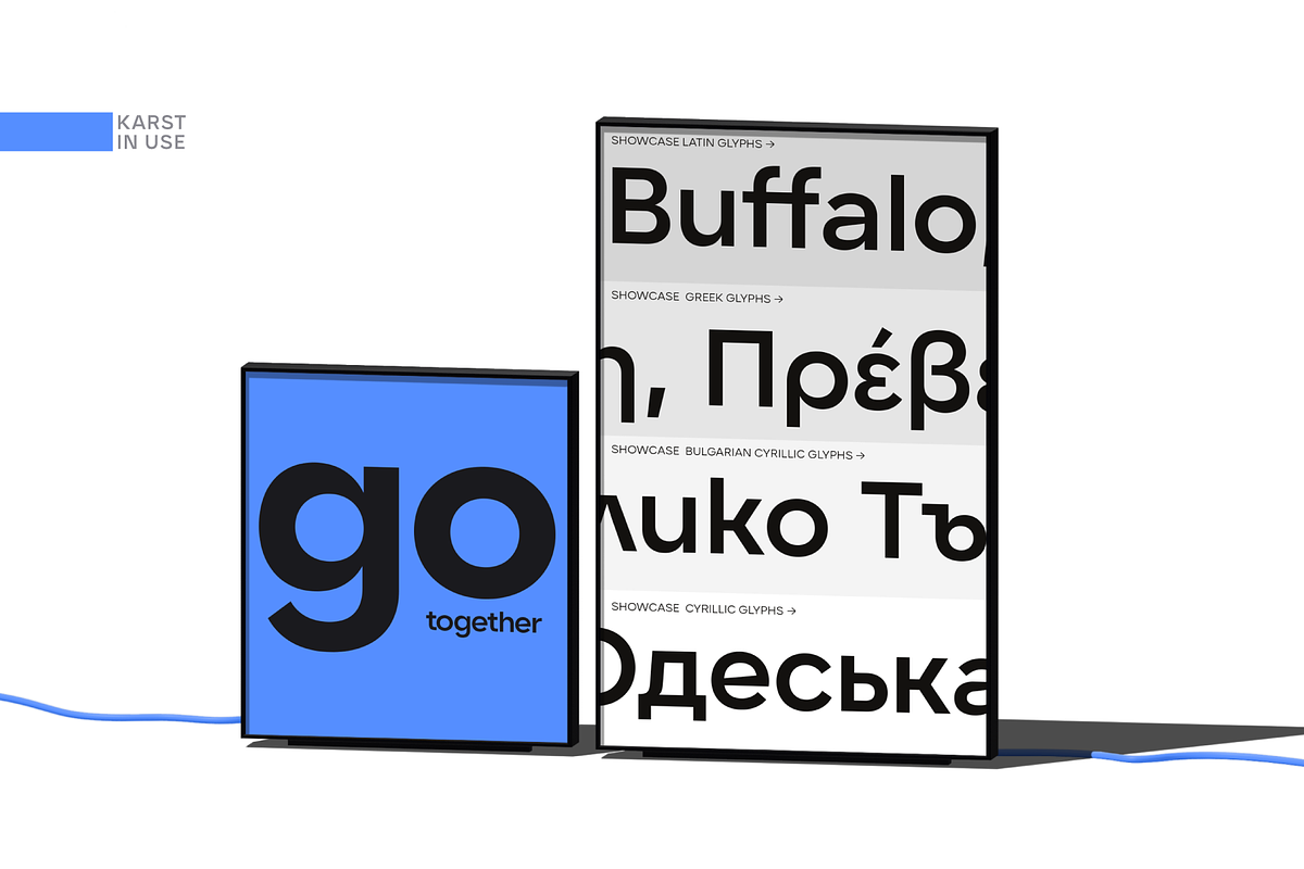 Karst Font Family, a Sans Serif Font by Type Forward (Photo 8 of 8)