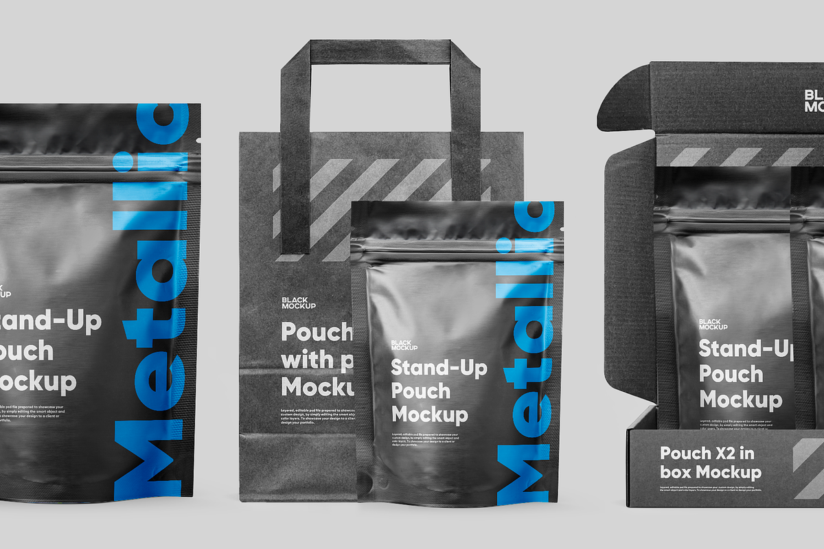 Pouch Bag Mockup Set, a Product Mockup by BlackMockup (Photo 5 of 13)