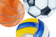 Watercolor Balls Clip Art Set, an Education Illustration by Tati Bordiu (Thumbnail 3 of 3)