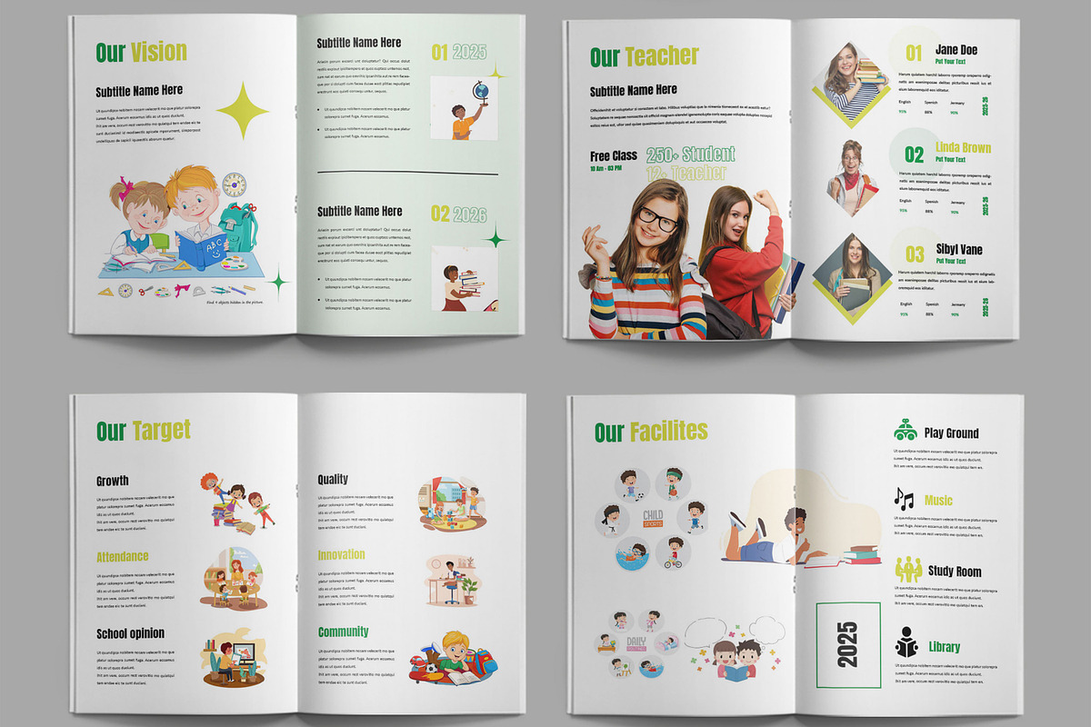 Education Plan Brochure Layout, a Brochure Template by ContestDesign (Photo 3 of 3)