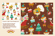 Christmas Elf Factory Vector Kit, a Seasonal Illustration by Svitlana Kharchuk (Thumbnail 8 of 13)