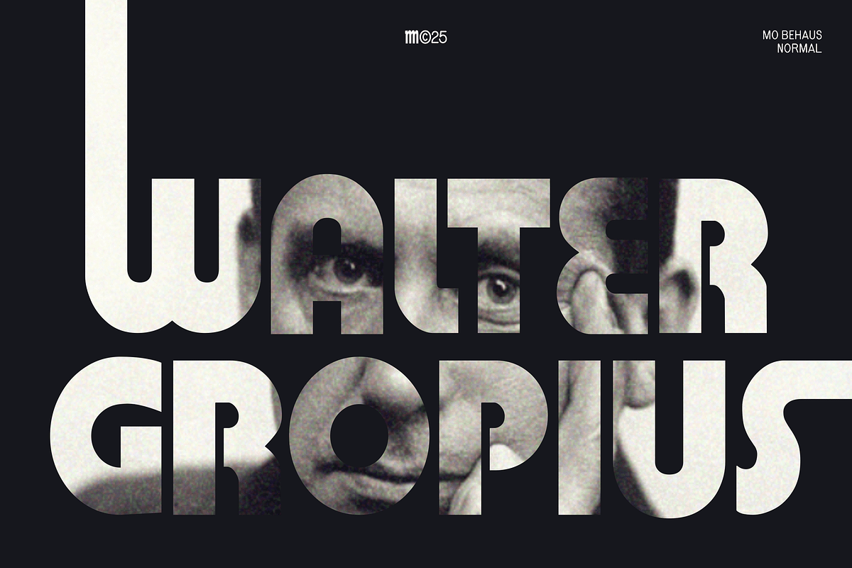 MO Behaus - Geometric Bauhaus Font, a Sans Serif Font by Monoco Type Foundry (Photo 7 of 7)