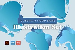 Abstract Liquid Shape