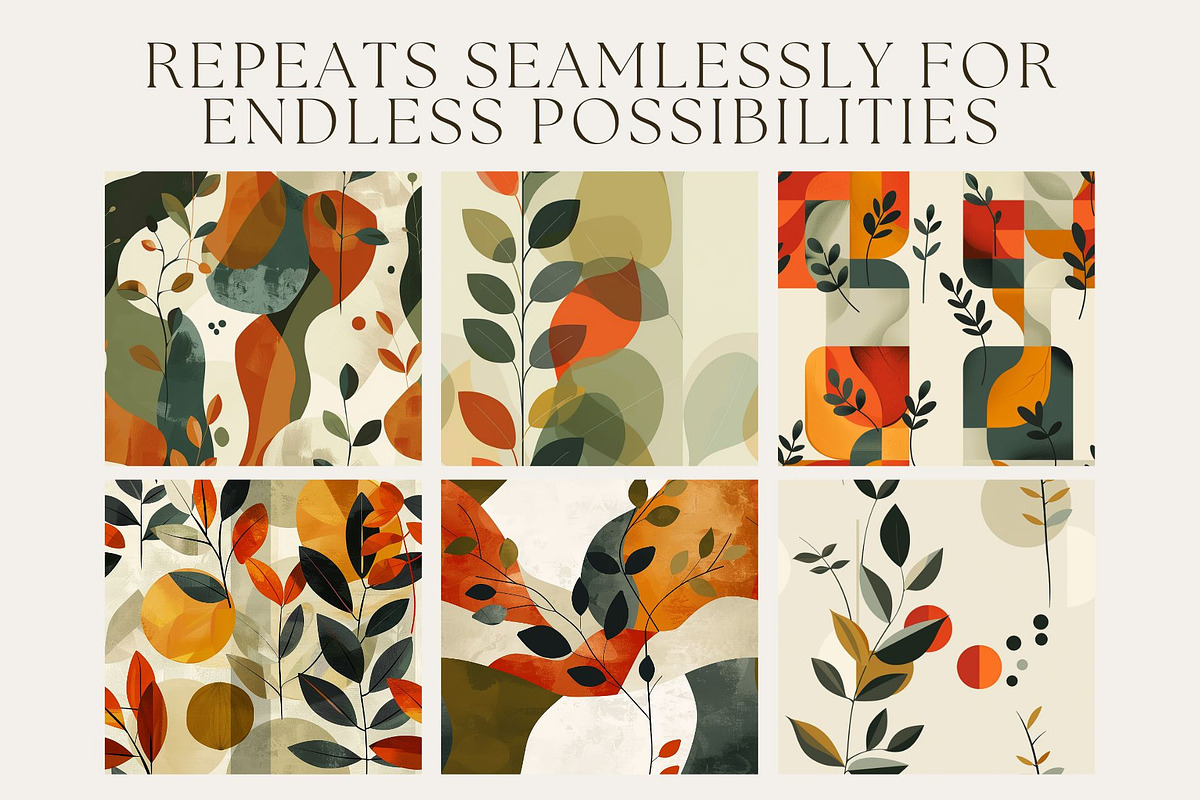10 Organic Geometry Seamless Pattern, a Pattern Graphic by Inknfolly (Photo 2 of 7)