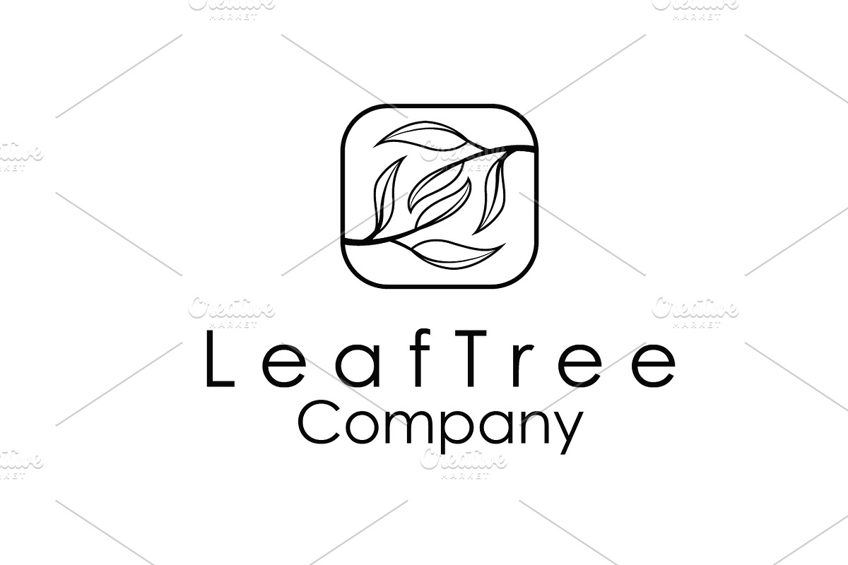 Unique Green Leaf Logo Reflecting, a Branding & Logo Template by Maylianaw28 (Photo 2 of 2)