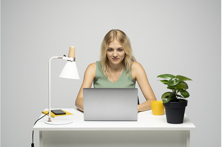 Studio portrait of young successful, a Person Photo by volodymyrshtun13795