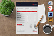 Invoice- Doc, Pdf, Psd, Ai, Eps, a Stationery Template by UI_Expert (Thumbnail 1 of 7)