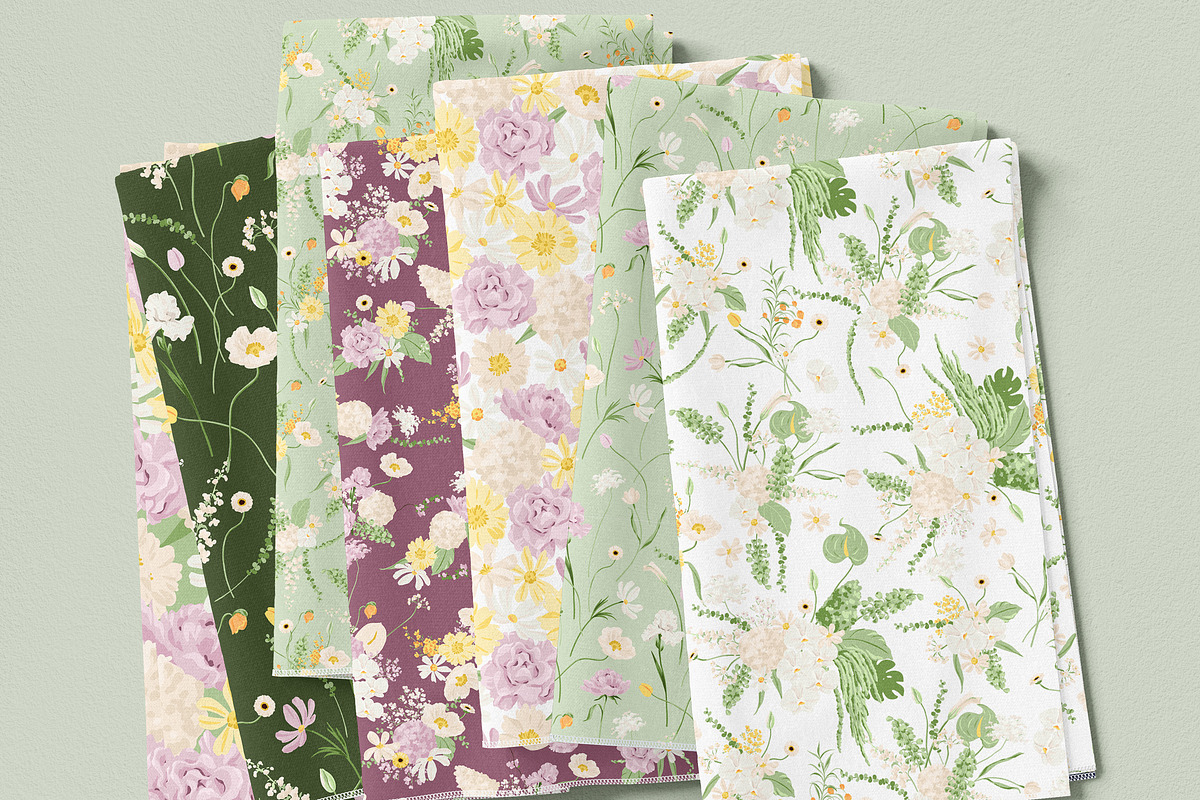 Floral Vector Illustration & Pattern, a Decorative Illustration by Inna Moreva (Photo 9 of 11)