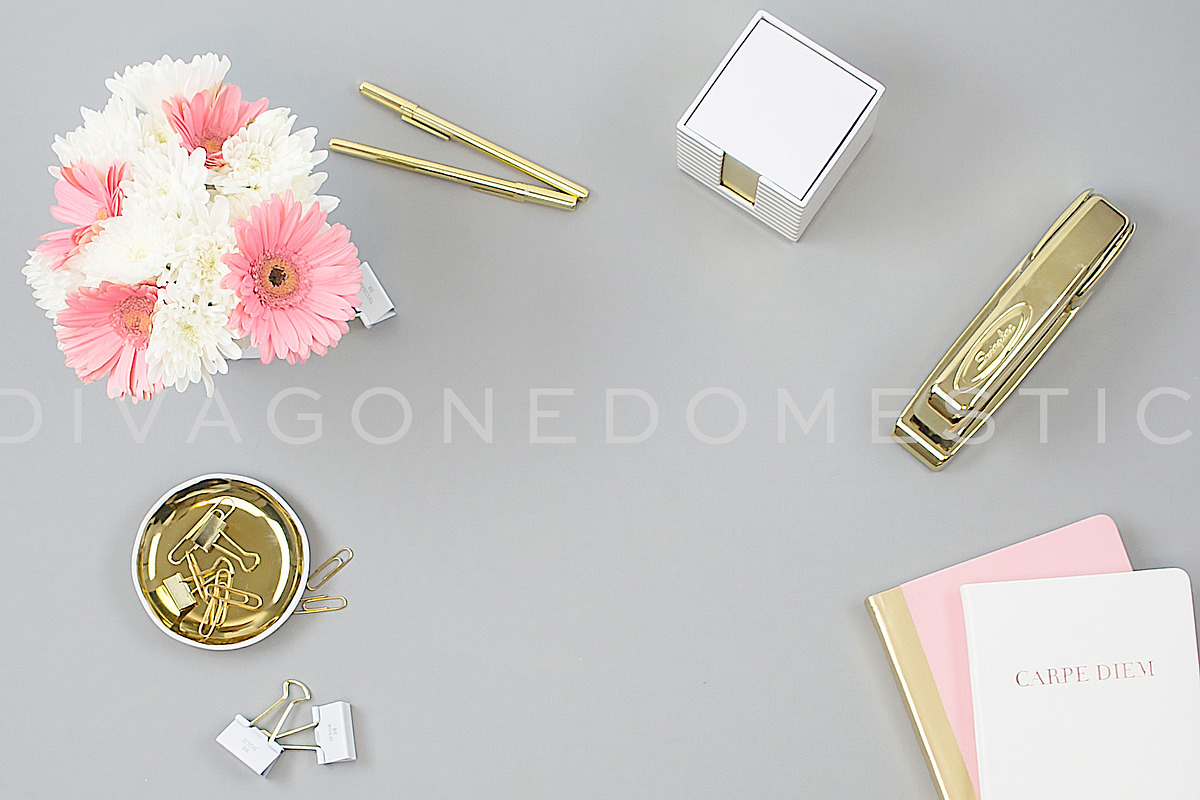 Styled Photography - Gray Gold Pink, a Mockup by avenuetwentyone