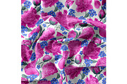 Pattern Peonies Forget-Me-Not, a Pattern Graphic by MarynaPetrovska (Thumbnail 4 of 12)