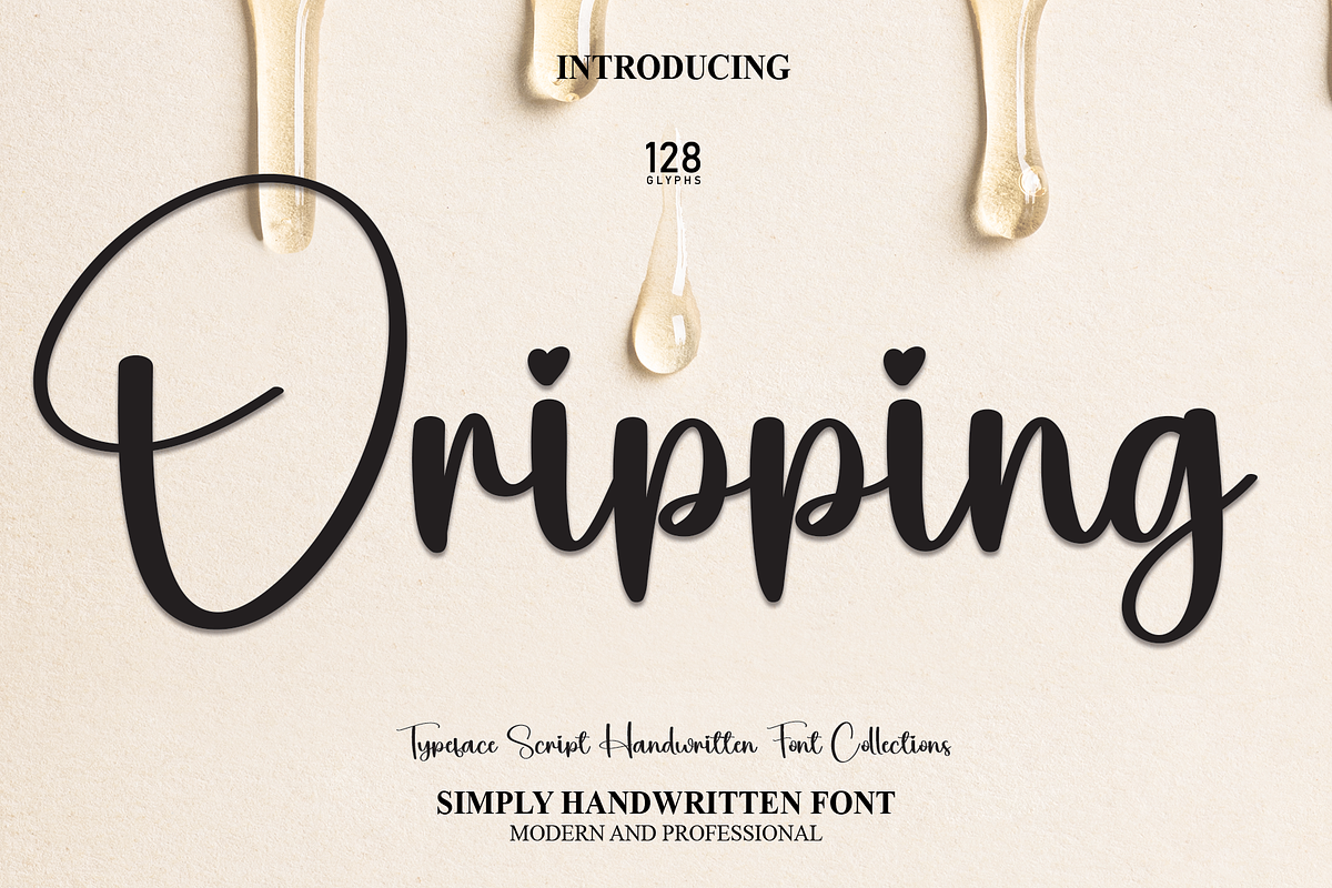Dripping | Script Font, a Script Font by Scratchones (Photo 1 of 8)