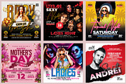 150 Night Club Flyer Bundle, a Flyer Template by AfzaalGraphics (Thumbnail 25 of 27)