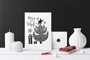 Christmas Clip-Art & Lettering Set, a Decorative Illustration by 5August Art (Thumbnail 7 of 10)