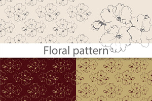 Floral & Flowers Seamless Pattern, a Pattern Graphic by Plaid4You