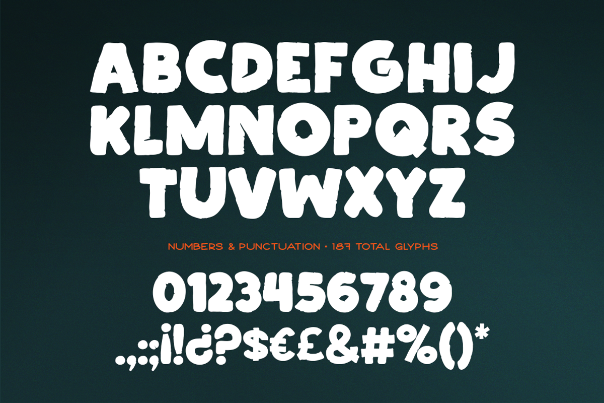 Cipitillo Scary Font preview 2