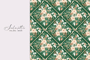 Christmas Botanical Grid Pattern, a Pattern Graphic by SirenaArt (Thumbnail 5 of 20)