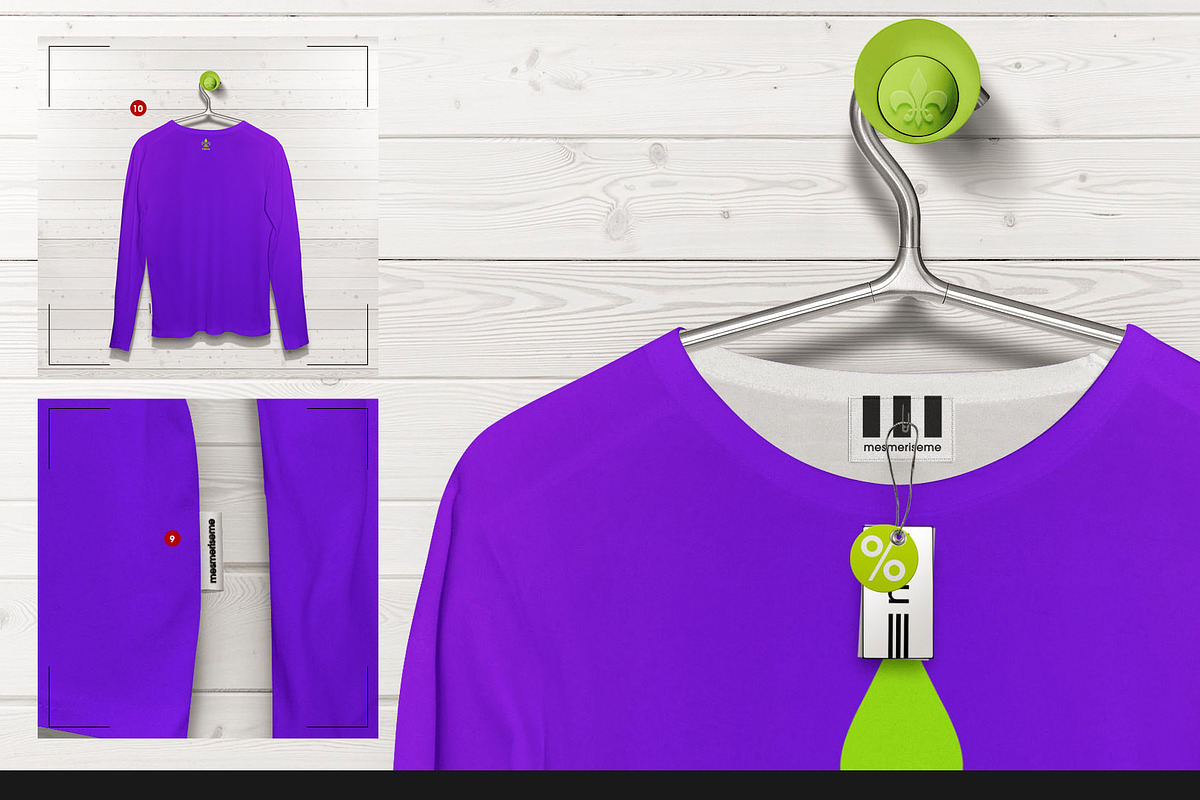 Longsleeve On 5 Stages Mock-up, a Hoody Mockup by Mocca Mockups Store (Photo 65 of 72)