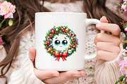 Cute Cartoon Christmas Clipart, an Illustration by RobertsArt (Thumbnail 3 of 7)