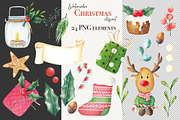 Watercolor  Christmas Collection, a Graphic by NinaBrai (Thumbnail 2 of 6)