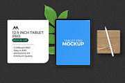 iPad Pro 12.9 Mockup, an iPad Mockup by Modern Studio (Thumbnail 1 of 5)