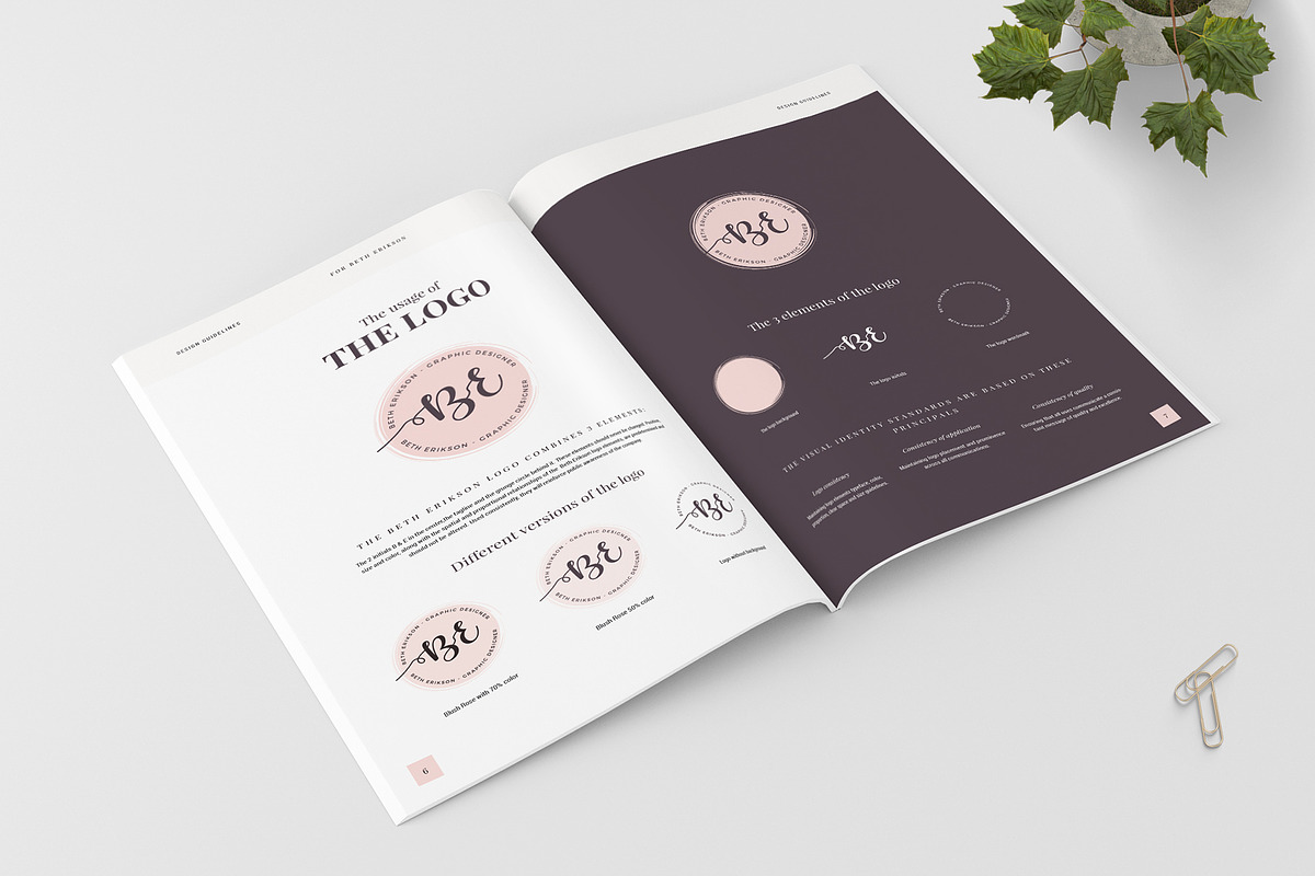 Design & Brand Guidelines, a Brochure Template by Imagination Area (Photo 5 of 21)