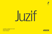Juzif Book (Single), a Sans Serif Font by Lella7 (Thumbnail 1 of 18)