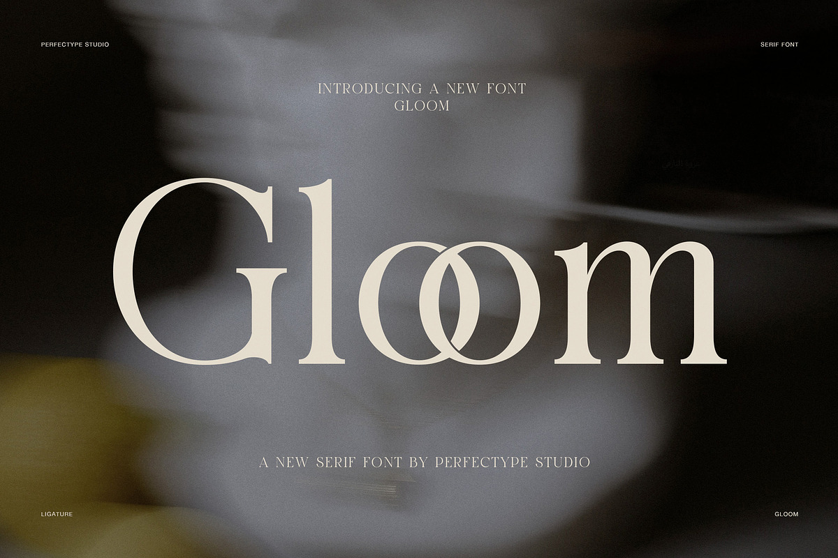 Gloom Elegant Serif Font, a Serif Font by Perfectype (Photo 1 of 8)