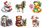 Watercolor Cute Animals Clipart, an Illustration by DreamPrint404 (Thumbnail 2 of 4)